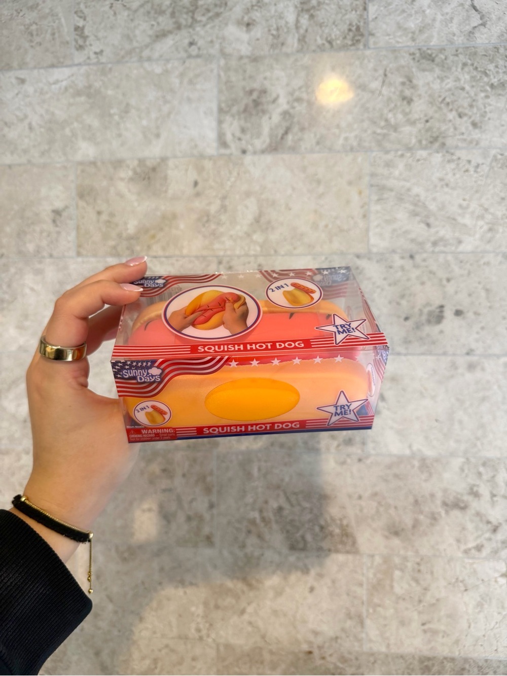 Sunnydays viral hotdog squishy